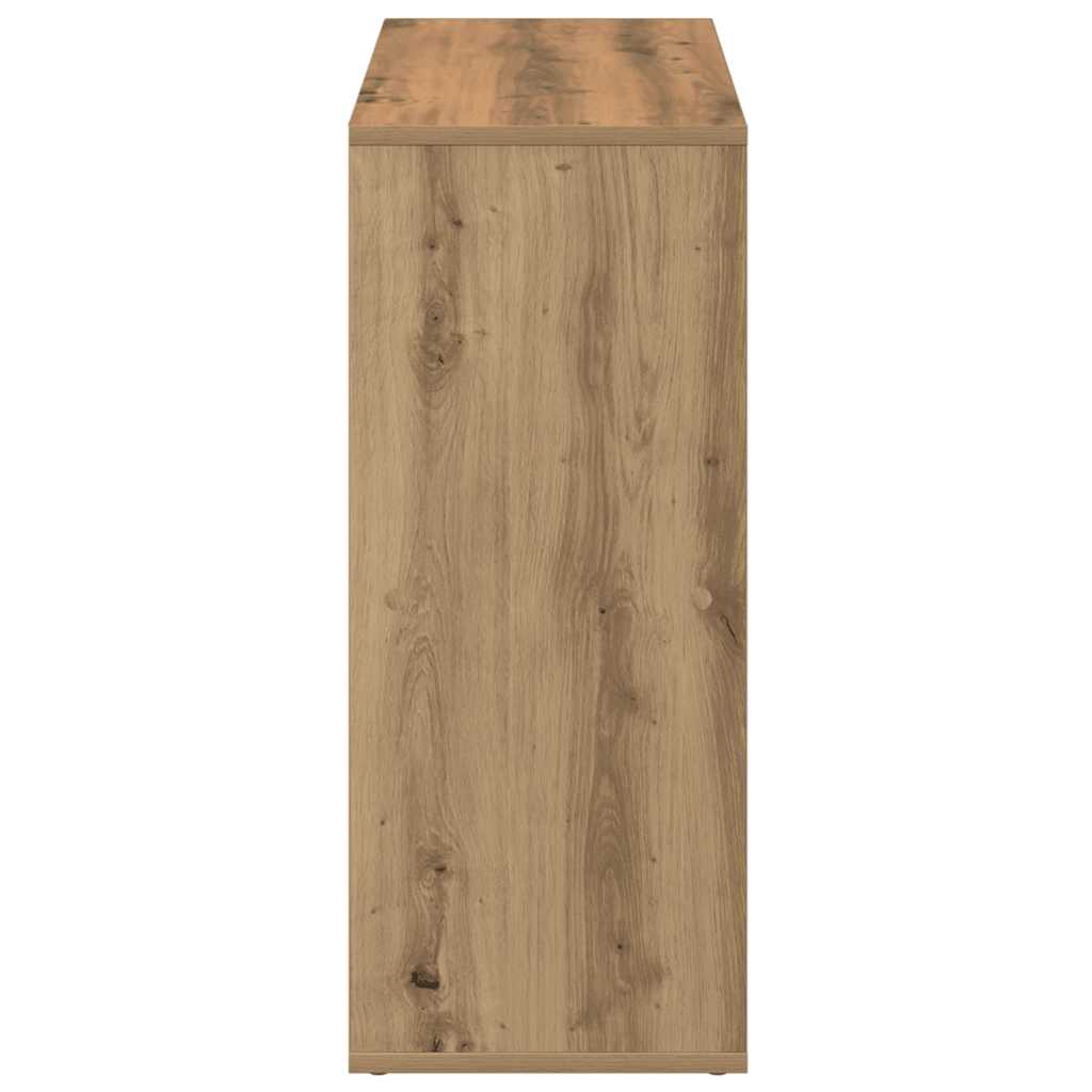 Romdeler bokhylle artisan eik 69,5x29x69,5 cm konstruert tre