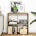 Romdeler bokhylle artisan eik 69,5x29x69,5 cm konstruert tre