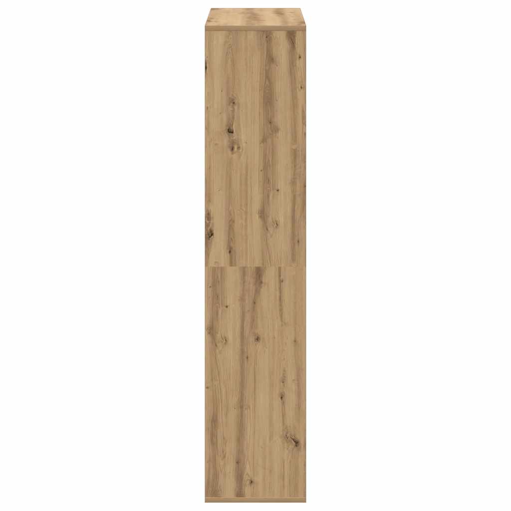 Romdeler bokhylle artisan eik 69,5x29x137,5 cm konstruert tre