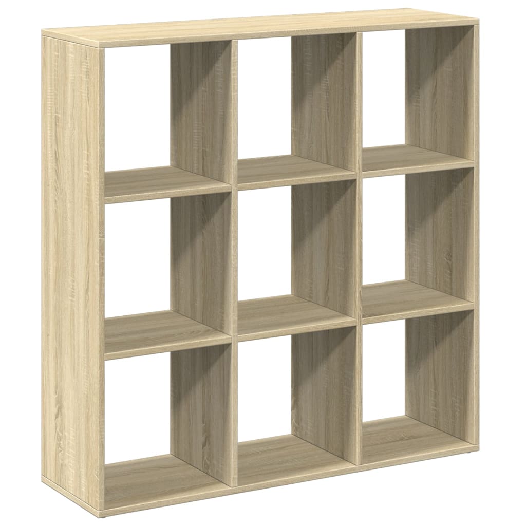 Romdeler bokhylle sonoma eik 102x29x103,5 cm konstruert tre