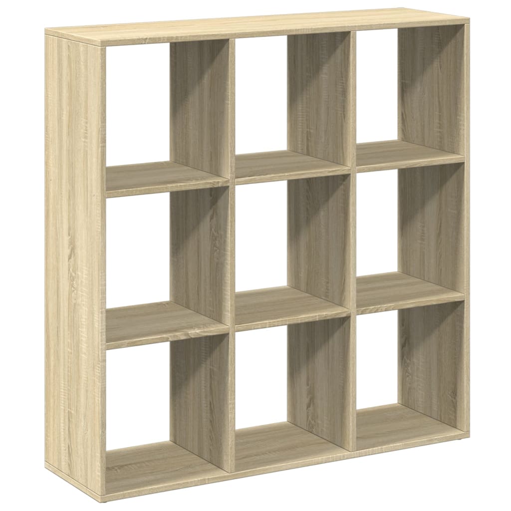 Romdeler bokhylle sonoma eik 102x29x103,5 cm konstruert tre
