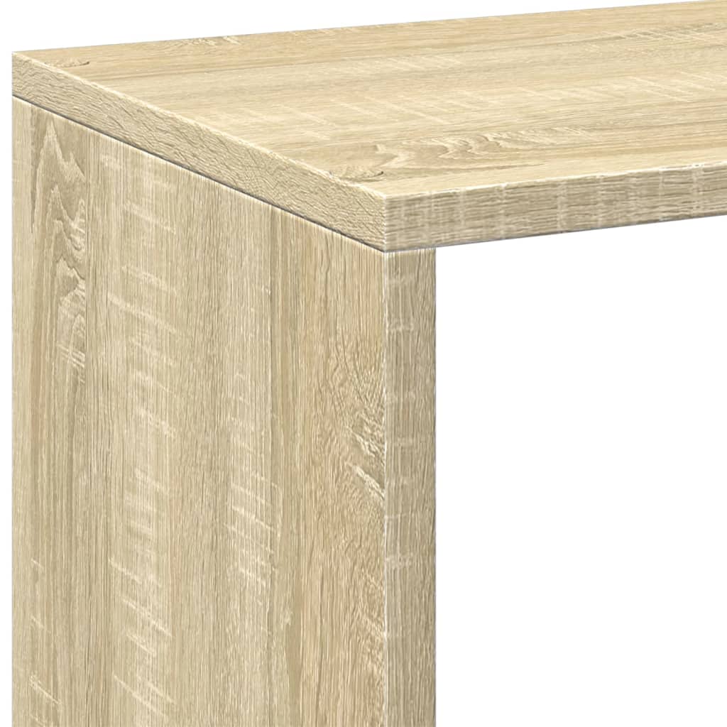 Romdeler bokhylle sonoma eik 102x29x103,5 cm konstruert tre