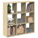 Romdeler bokhylle sonoma eik 102x29x103,5 cm konstruert tre