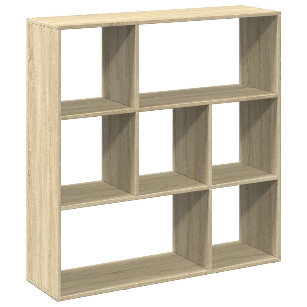 Romdeler bokhylle sonoma eik 102x29x103,5 cm konstruert tre