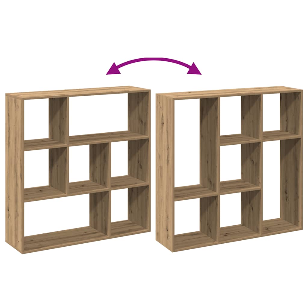 Romdeler bokhylle artisan eik 102x29x103,5 cm konstruert tre
