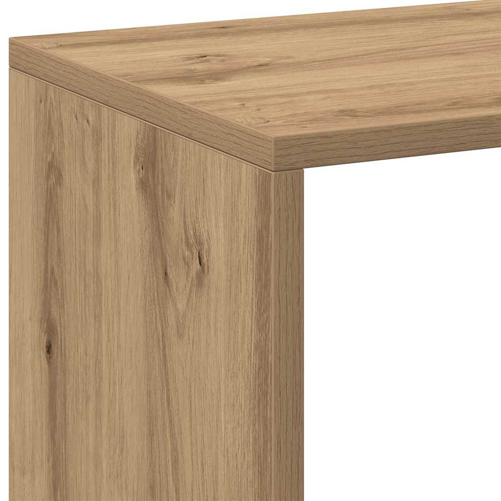 Romdeler bokhylle artisan eik 102x29x103,5 cm konstruert tre