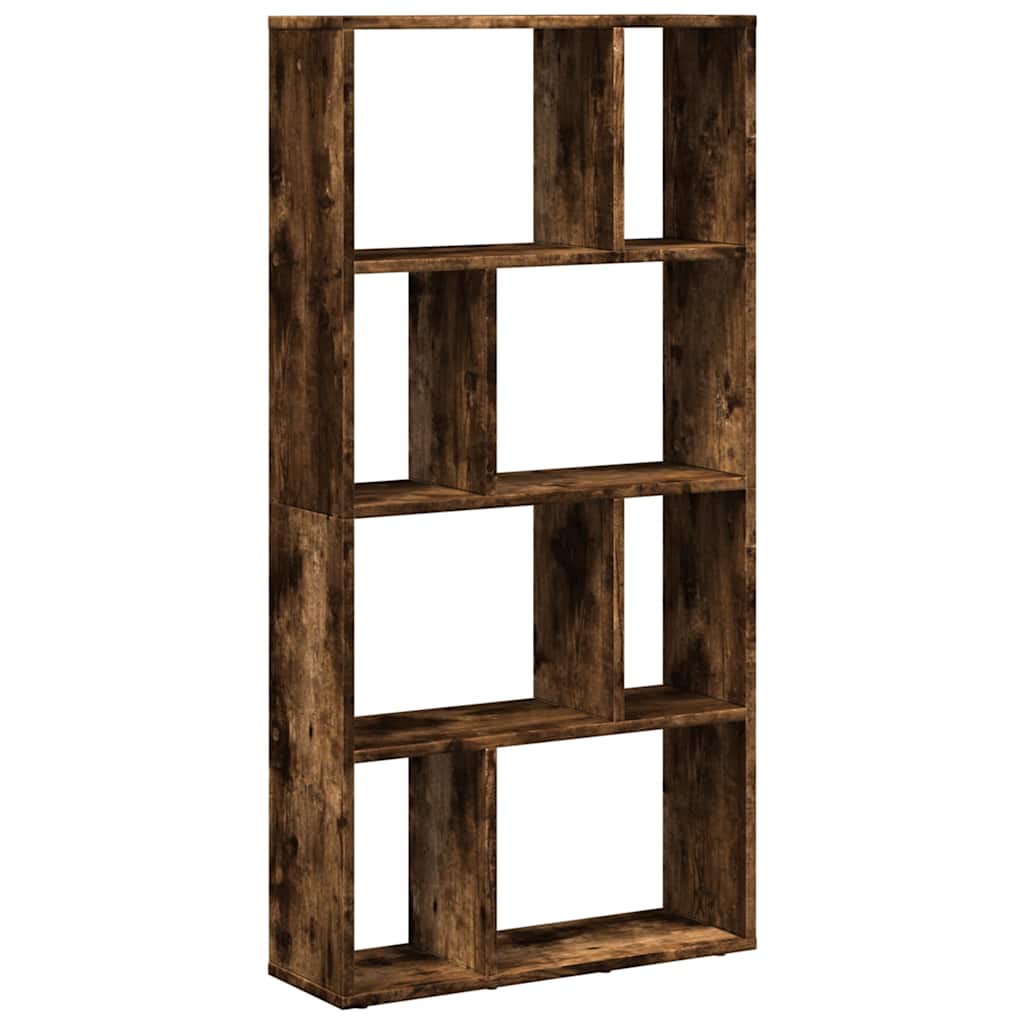 Bokhylle røkt eik 60x20x120,5 cm konstruert tre