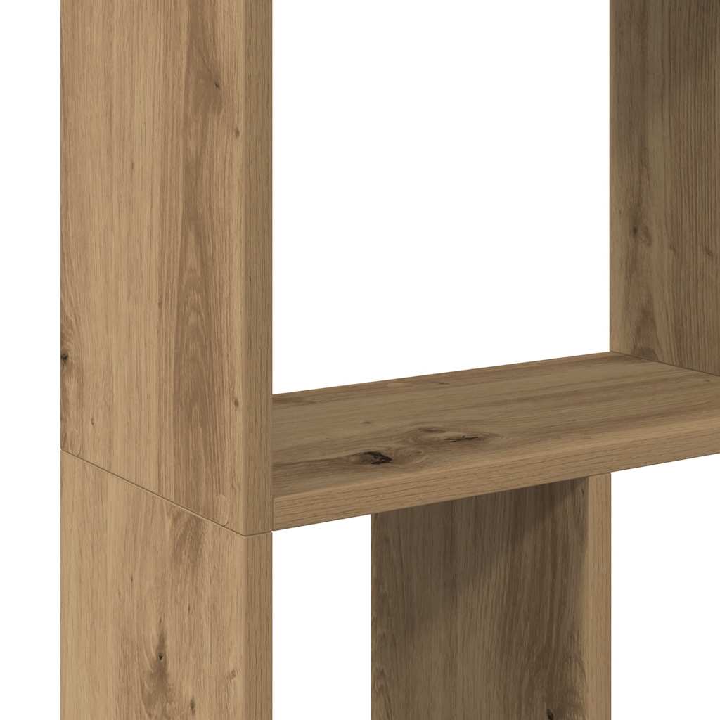 Bokhylle artisan eik 60x20x120,5 cm konstruert tre