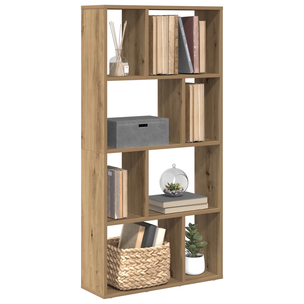 Bokhylle artisan eik 60x20x120,5 cm konstruert tre