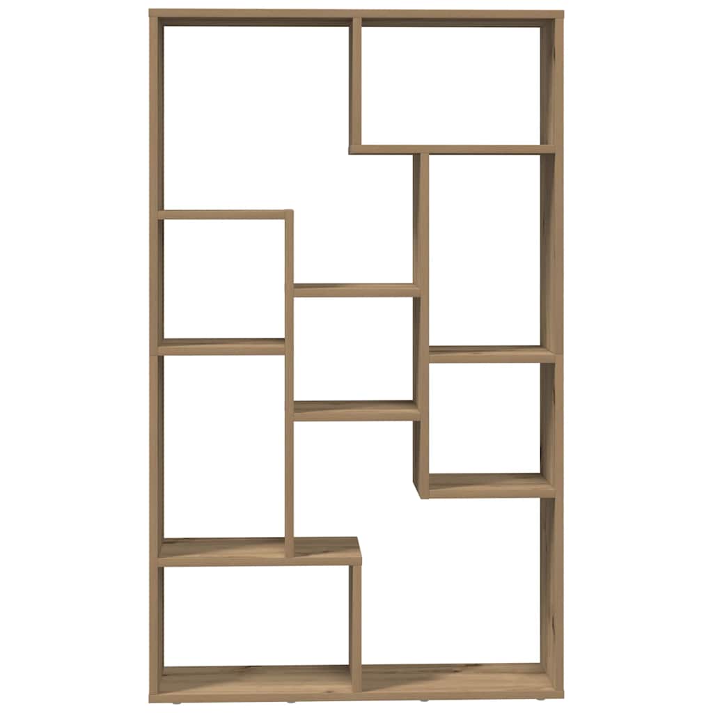 Bokhylle artisan eik 72x20x120,5 cm konstruert tre