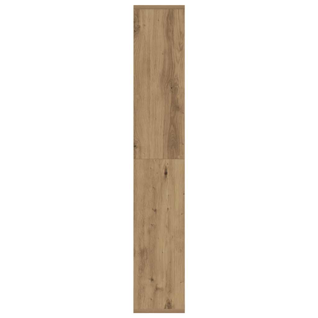 Bokhylle artisan eik 72x20x120,5 cm konstruert tre