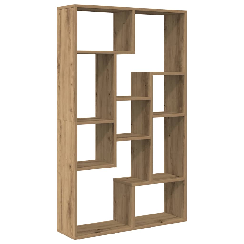 Bokhylle artisan eik 72x20x120,5 cm konstruert tre