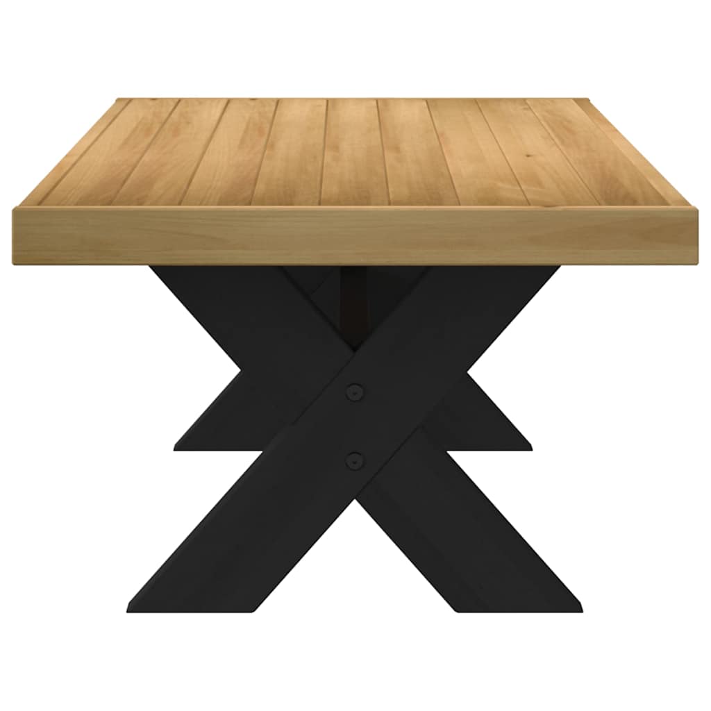 Salongbord NOAIN X-formede ben 120x60x40 cm heltre furu