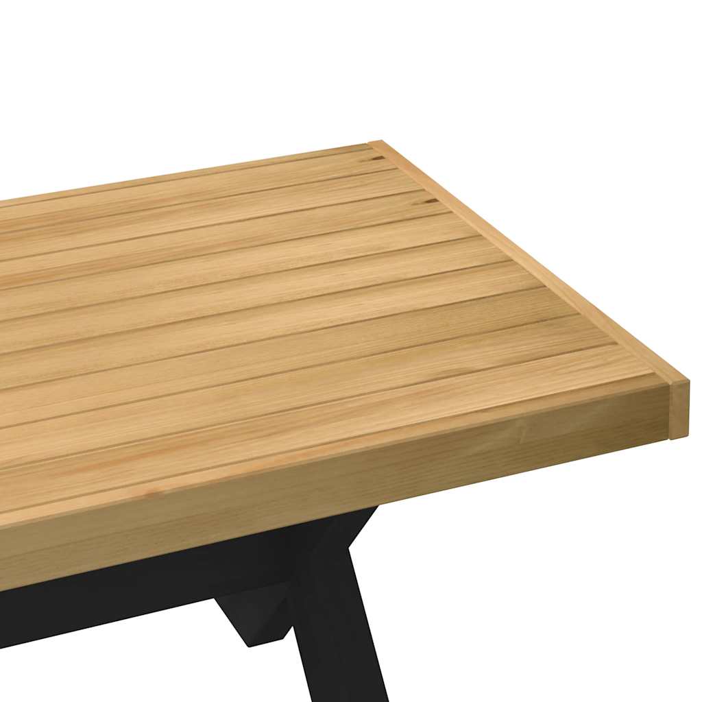 Salongbord NOAIN X-formede ben 120x60x40 cm heltre furu
