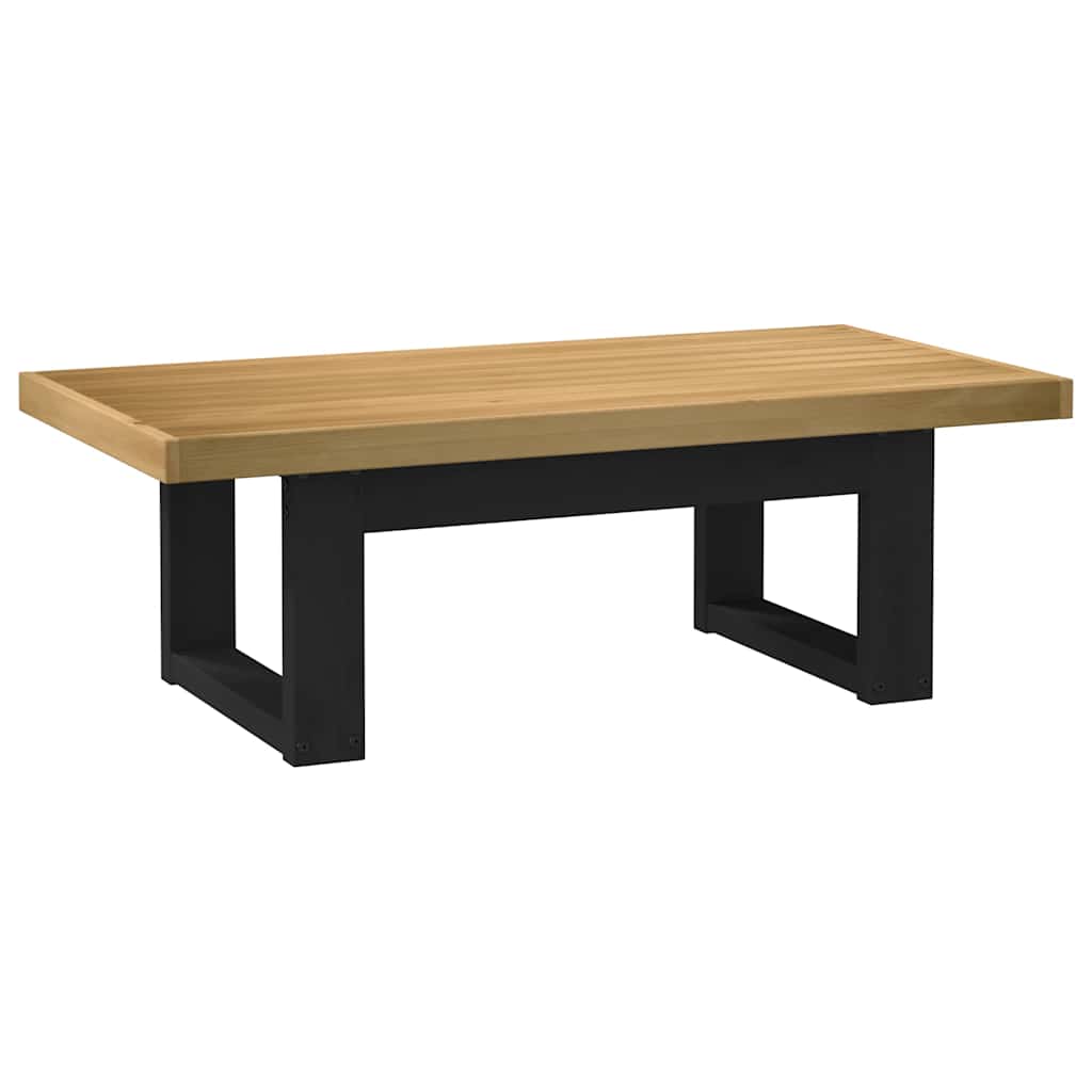 Salongbord NOAIN U-formede ben 120x60x40 cm heltre furu