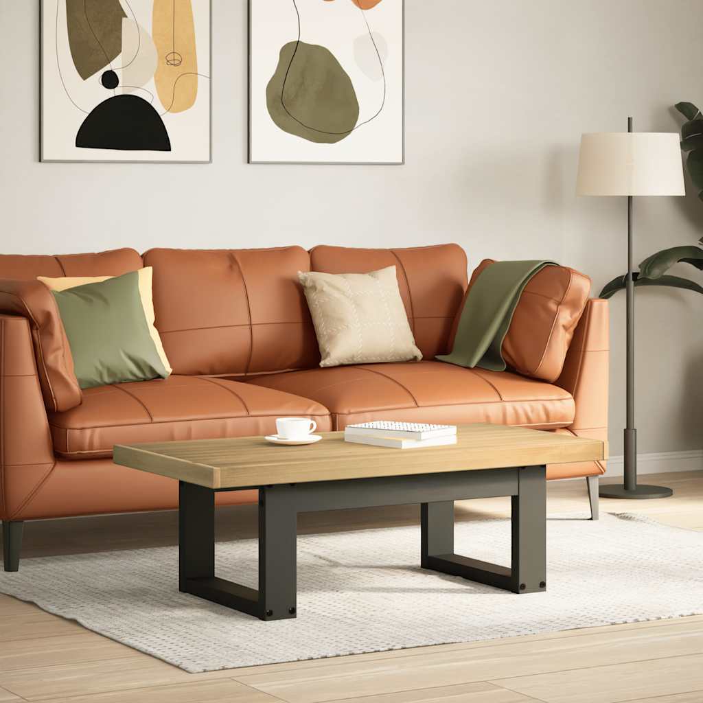 Salongbord NOAIN U-formede ben 120x60x40 cm heltre furu