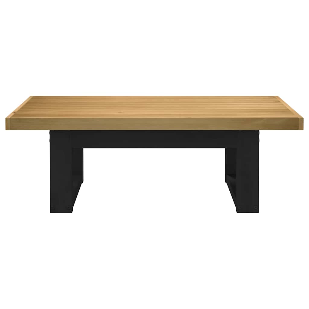 Salongbord NOAIN U-formede ben 120x60x40 cm heltre furu