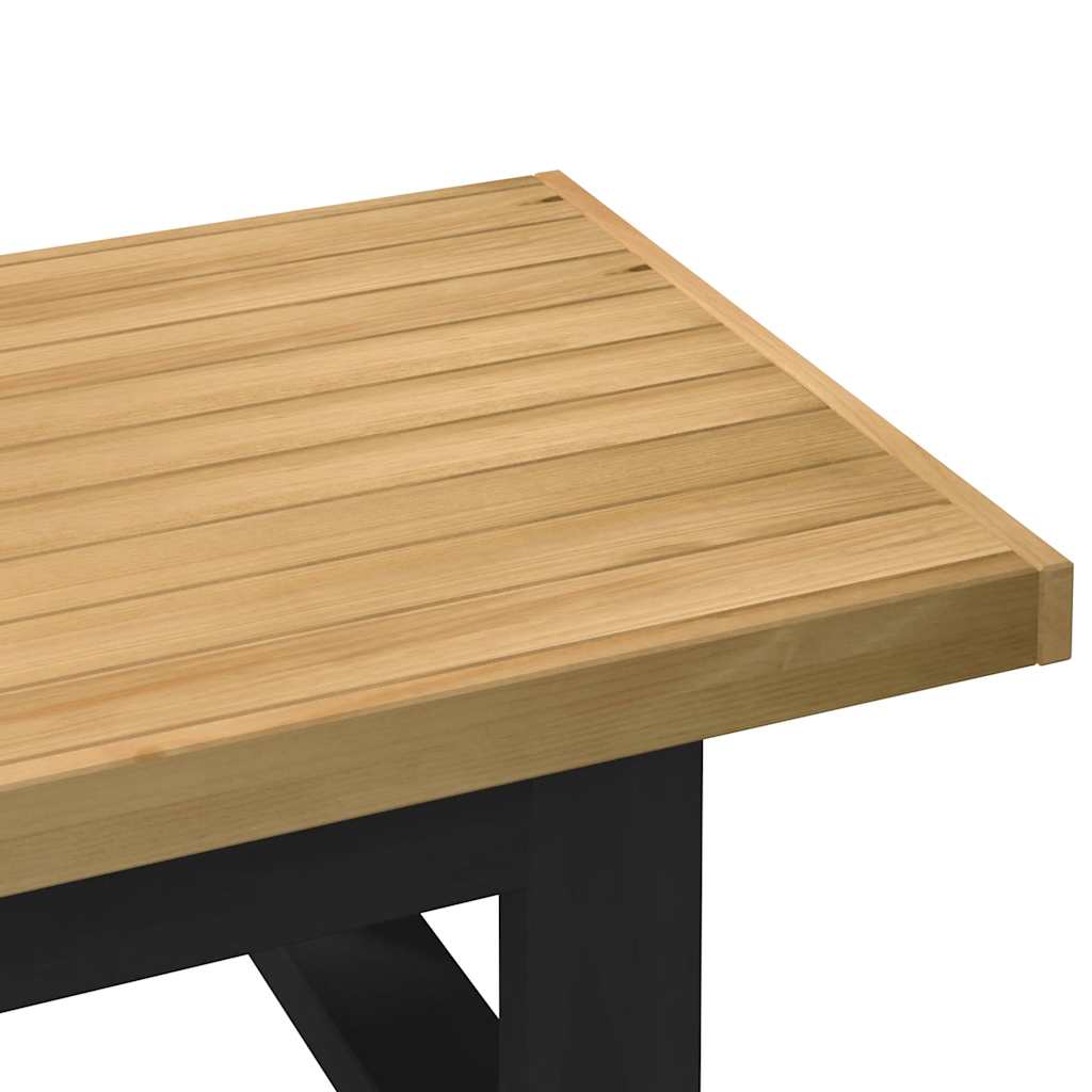 Salongbord NOAIN U-formede ben 120x60x40 cm heltre furu