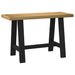 Skrivebord NOAIN A-formede ben 120x50x75 cm heltre furu