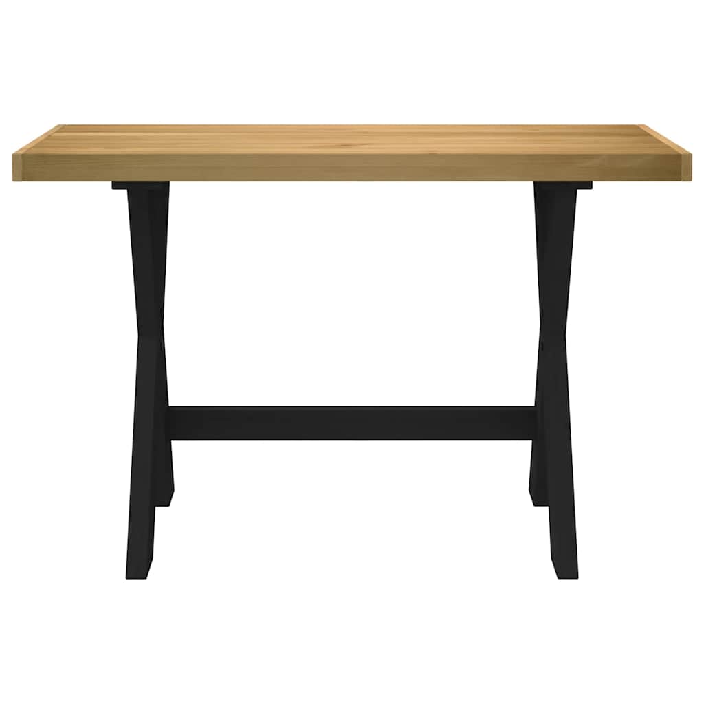 Skrivebord NOAIN X-formede ben 120x50x75 cm heltre furu