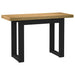 Skrivebord NOAIN U-formede ben 120x50x75 cm heltre furu