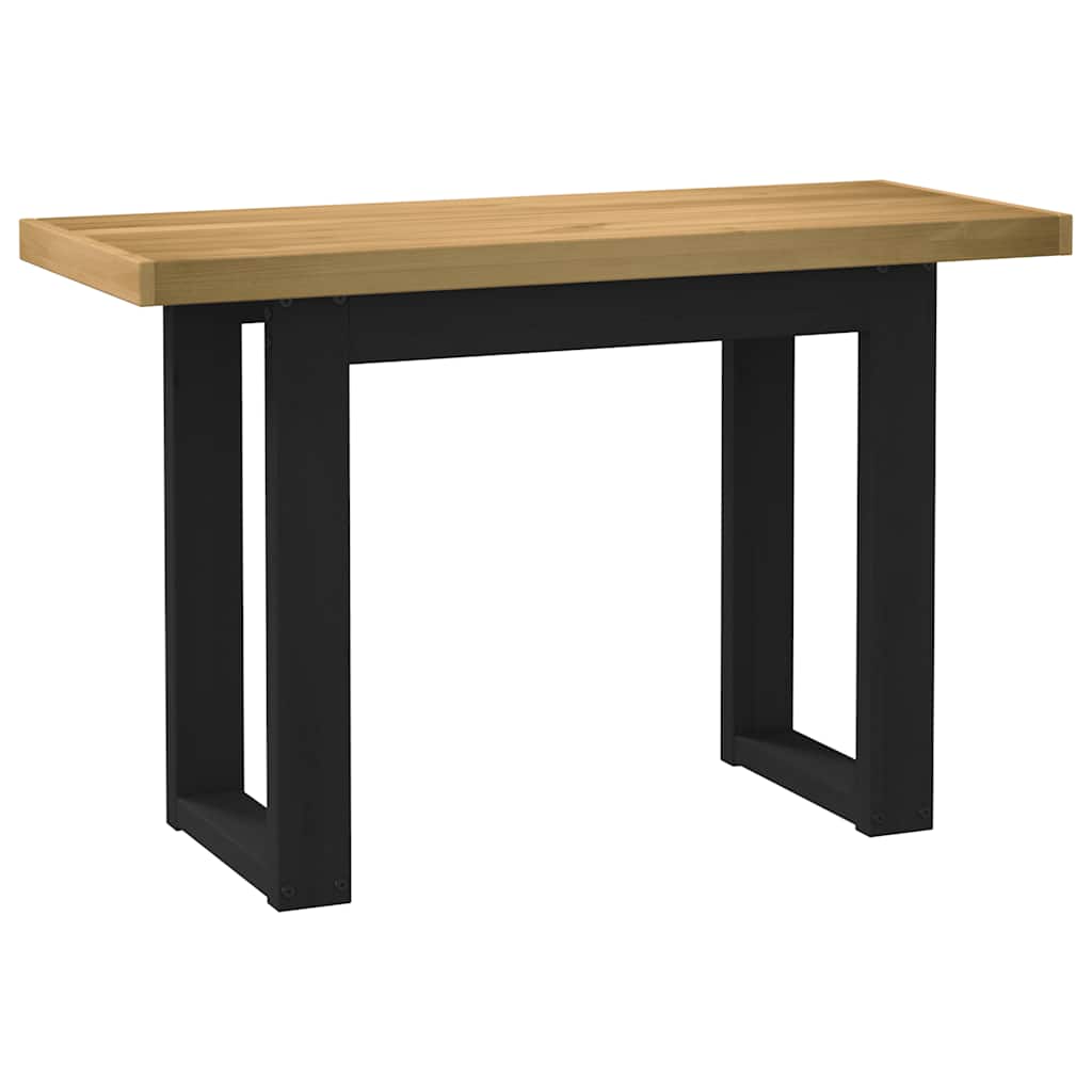 Skrivebord NOAIN U-formede ben 120x50x75 cm heltre furu