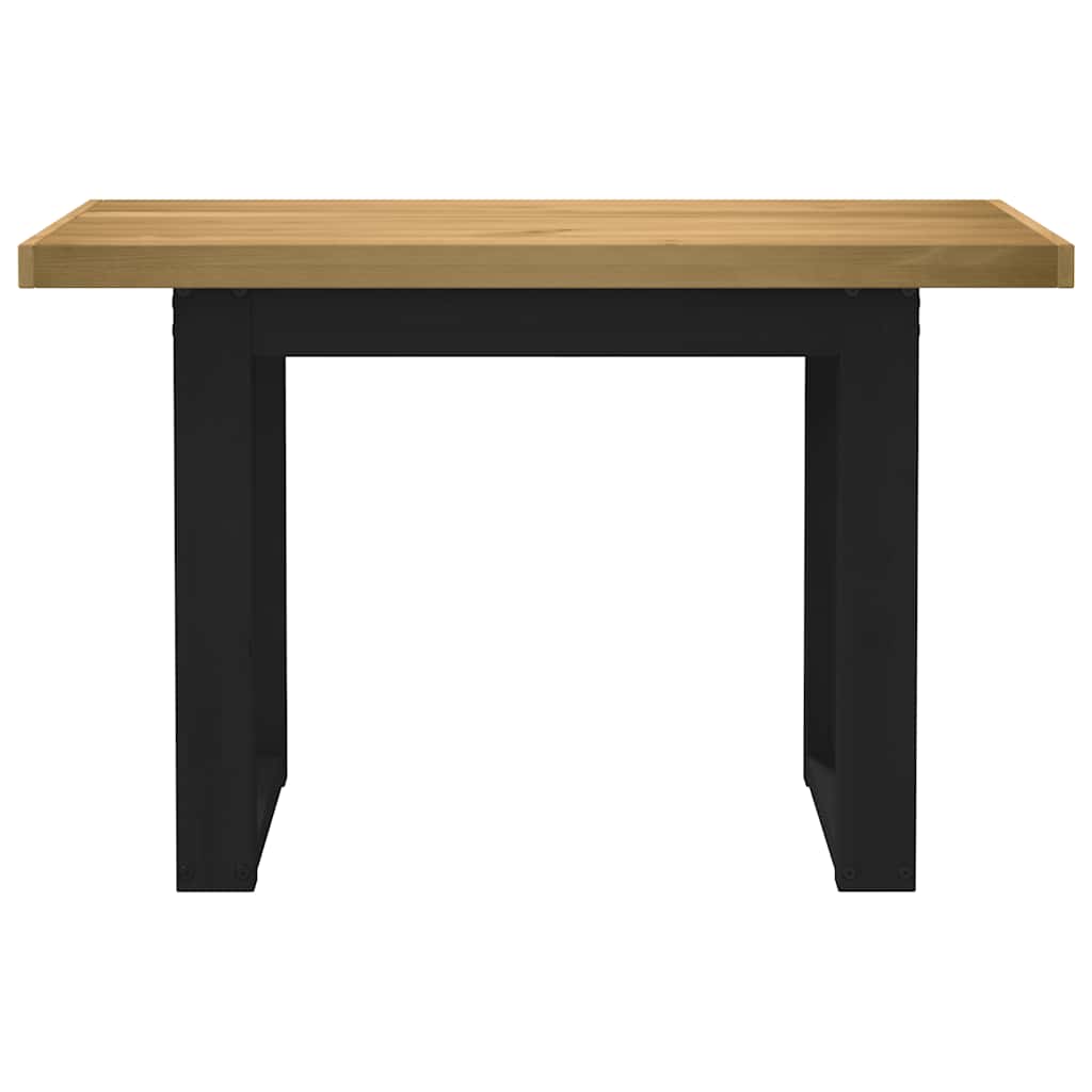 Skrivebord NOAIN U-formede ben 120x50x75 cm heltre furu