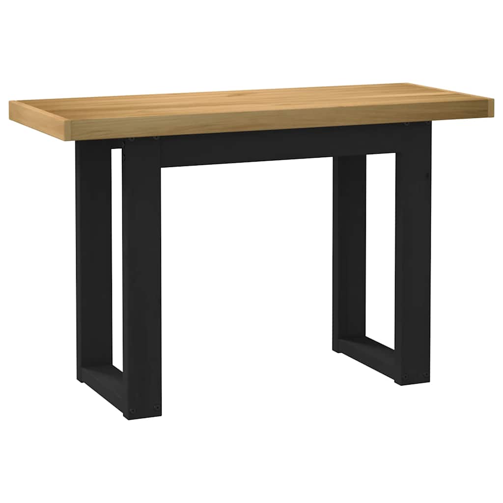Skrivebord NOAIN U-formede ben 120x50x75 cm heltre furu