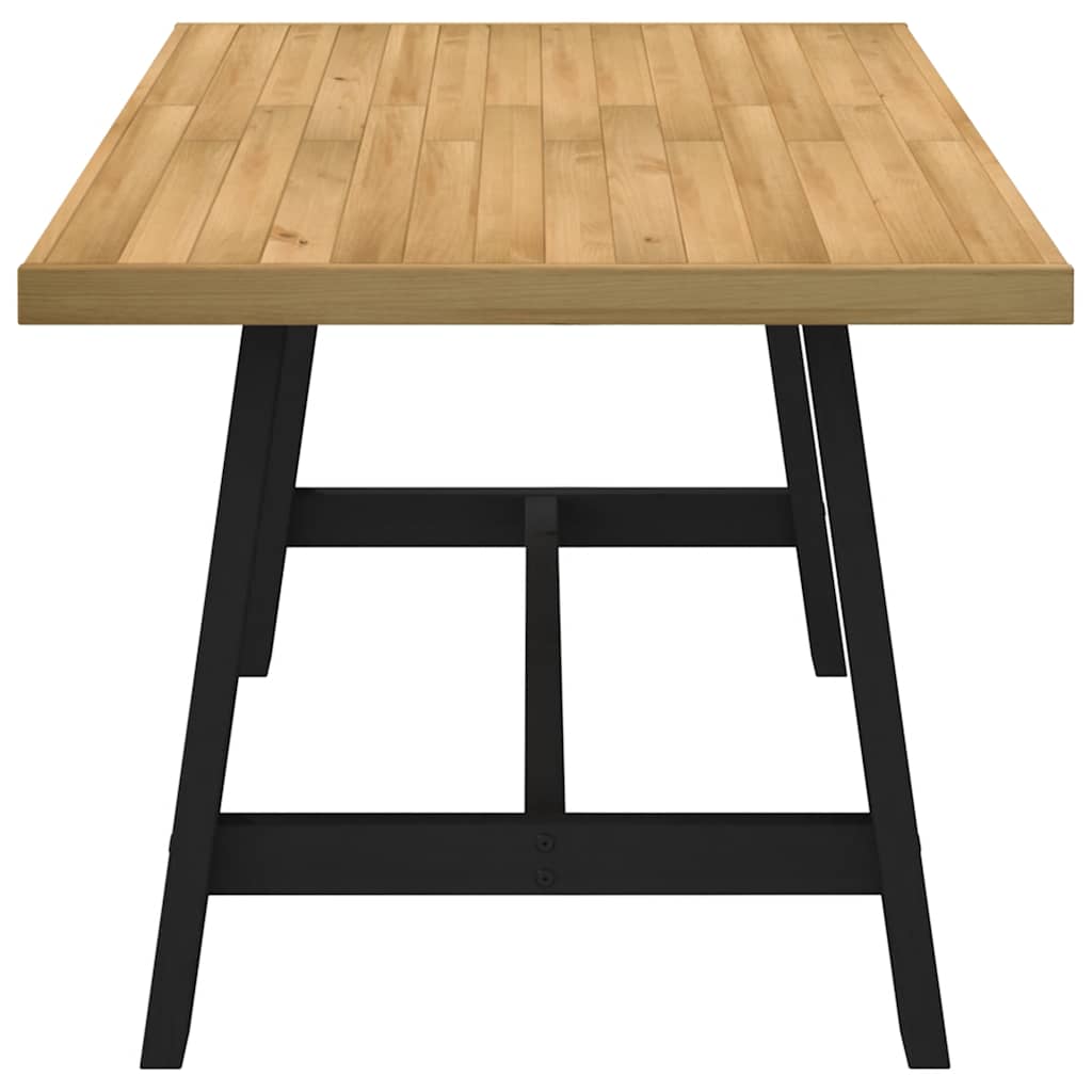 Spisebord NOAIN A-formede ben 160x90x75 cm heltre furu
