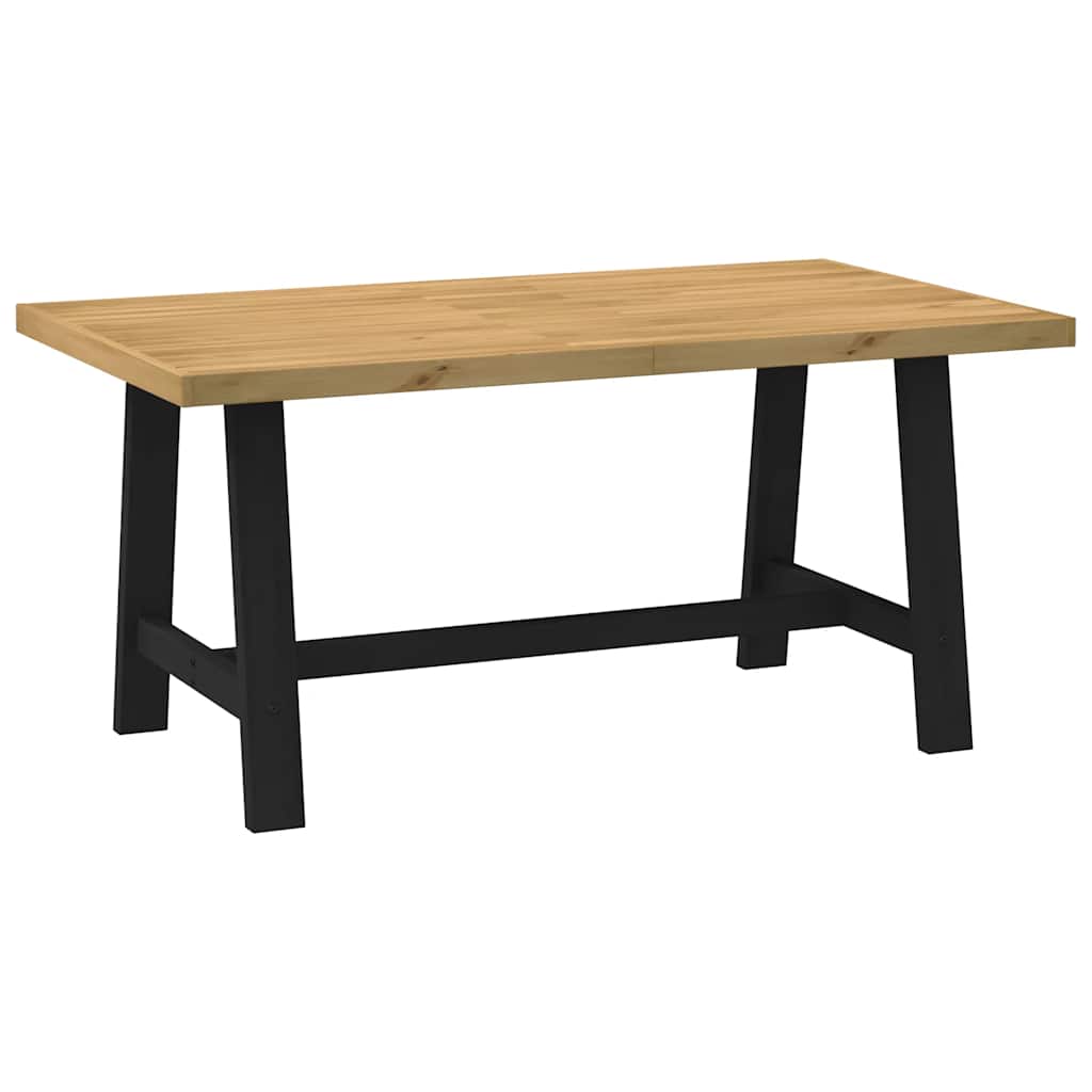 Spisebord NOAIN A-formede ben 160x90x75 cm heltre furu
