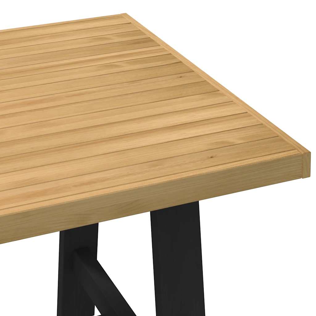 Spisebord NOAIN A-formede ben 160x90x75 cm heltre furu