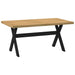 Spisebord NOAIN X-formede ben 160x90x75 cm heltre furu