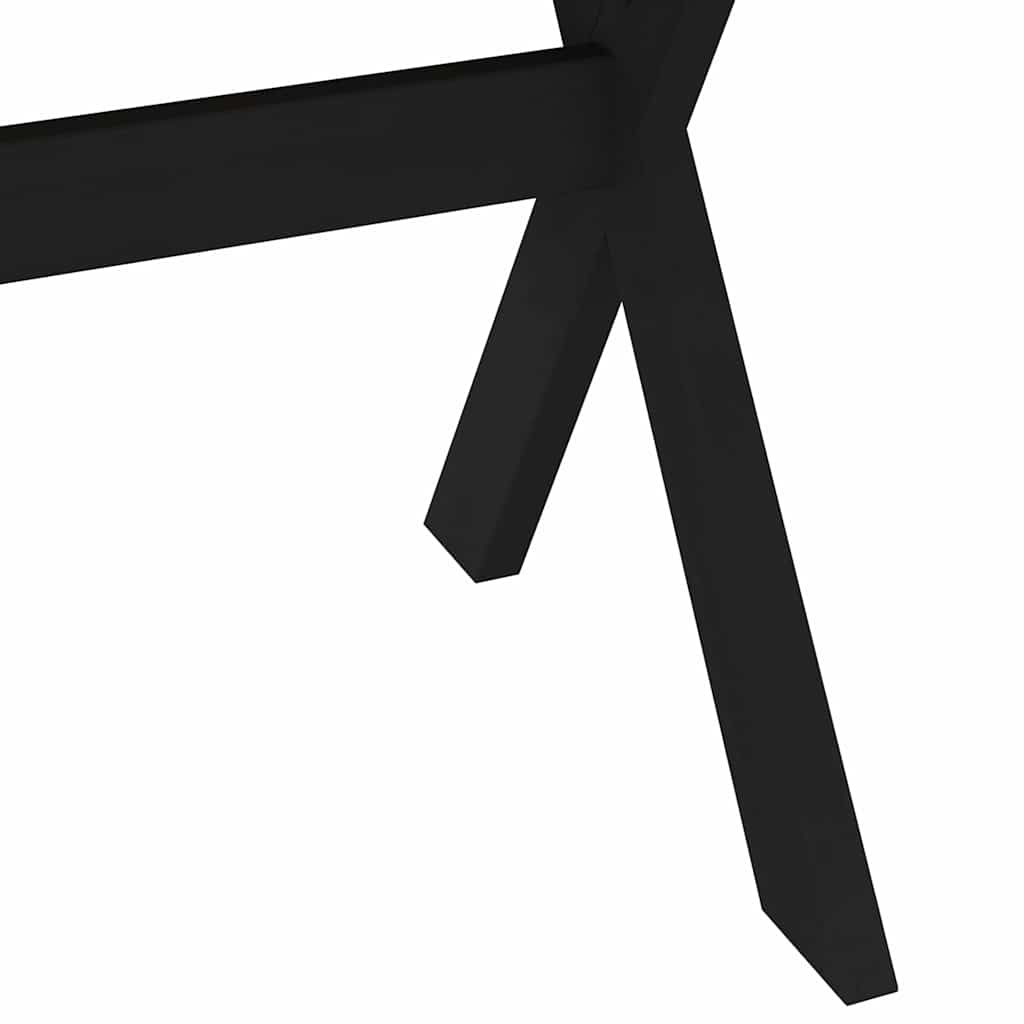 Spisebord NOAIN X-formede ben 160x90x75 cm heltre furu