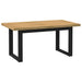 Spisebord NOAIN U-formede ben 160x90x75 cm heltre furu