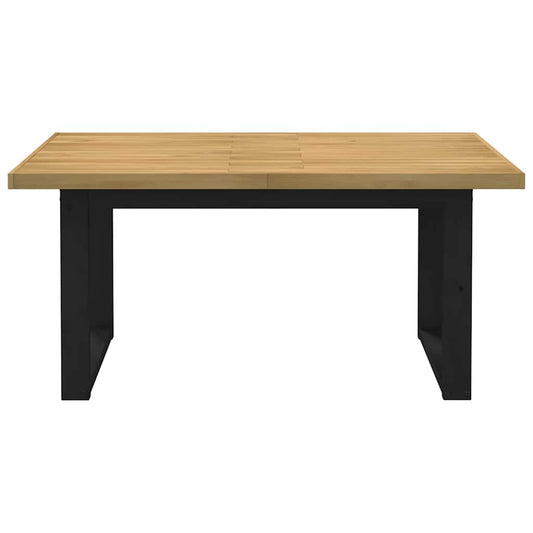 Spisebord NOAIN U-formede ben 160x90x75 cm heltre furu