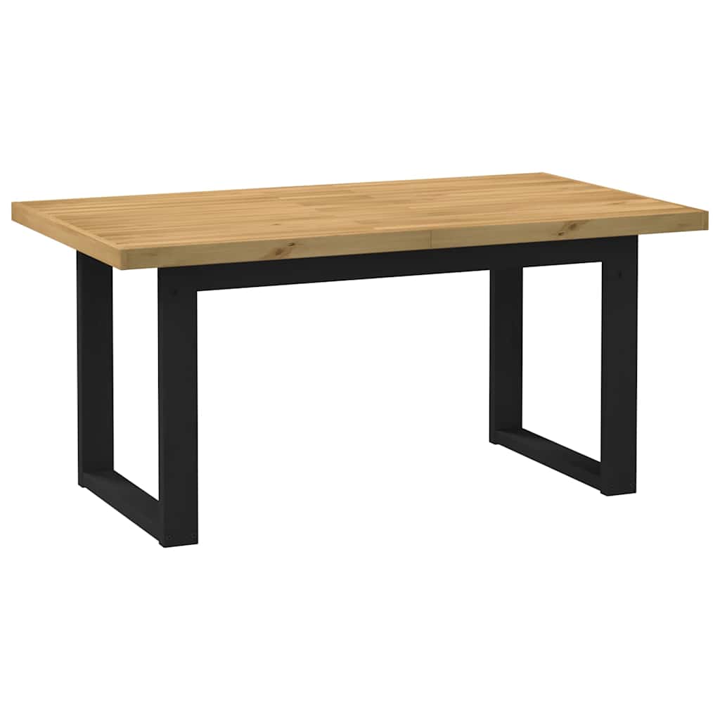 Spisebord NOAIN U-formede ben 160x90x75 cm heltre furu