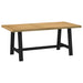 Spisebord NOAIN A-formede ben 180x90x75 cm heltre furu