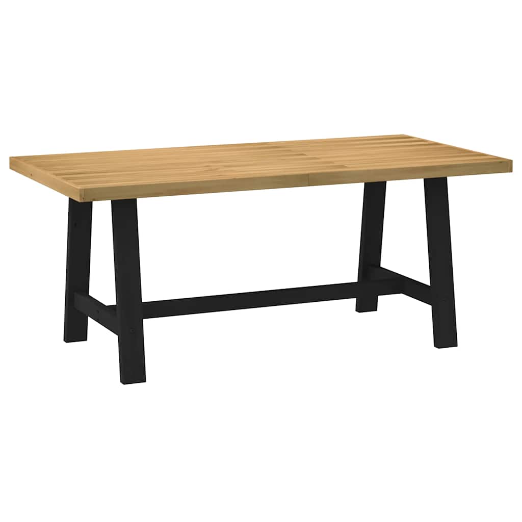 Spisebord NOAIN A-formede ben 180x90x75 cm heltre furu