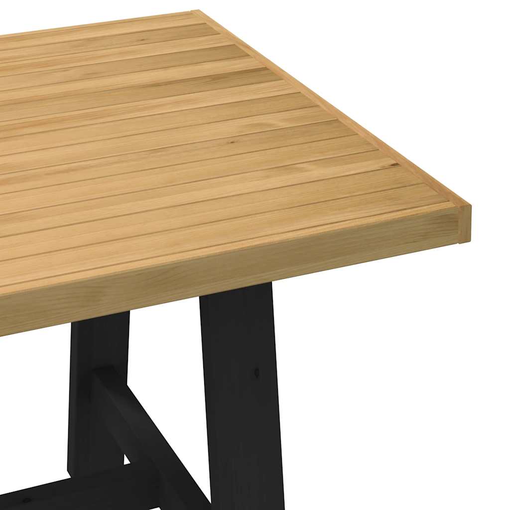 Spisebord NOAIN A-formede ben 180x90x75 cm heltre furu