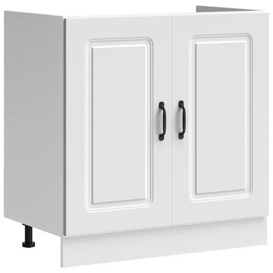 Kjøkkenskap Kalmar Hvit 80 x 46 x 81,5 cm Konstruert tre