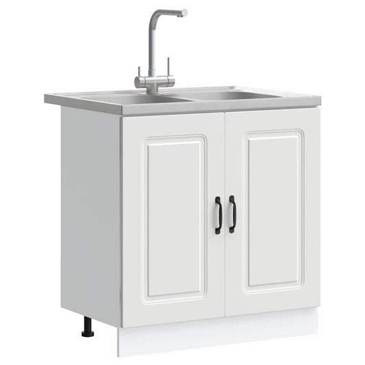Kjøkkenskap Kalmar Hvit 80 x 46 x 81,5 cm Konstruert tre