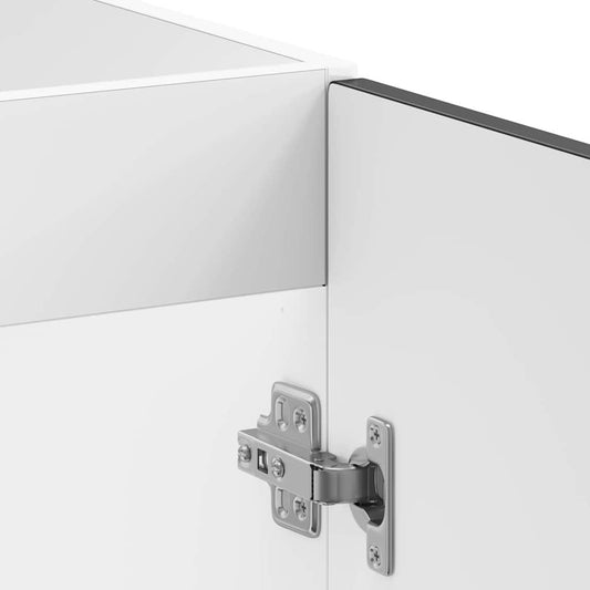 Kjøkkenskap Kalmar Svart 80 x 46 x 81,5 cm Konstruert tre