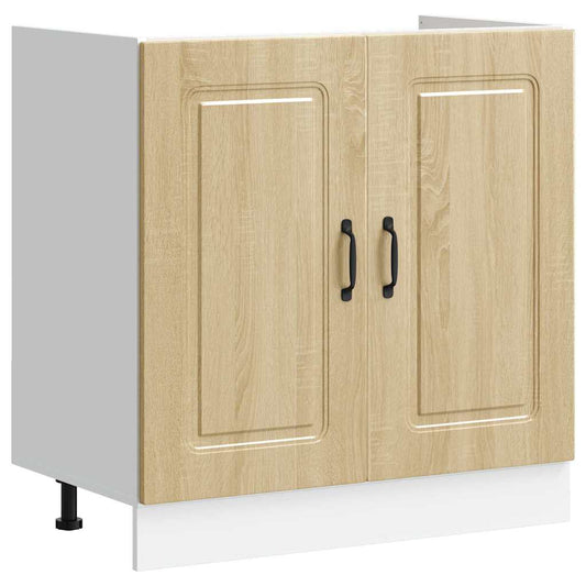Kjøkkenskap Kalmar Sonoma eik 80 x 46 x 81,5 cm Konstruert tre