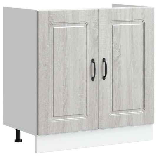 Kjøkkenskap Kalmar Grå Sonoma 80 x 46 x 81,5 cm Konstruert tre