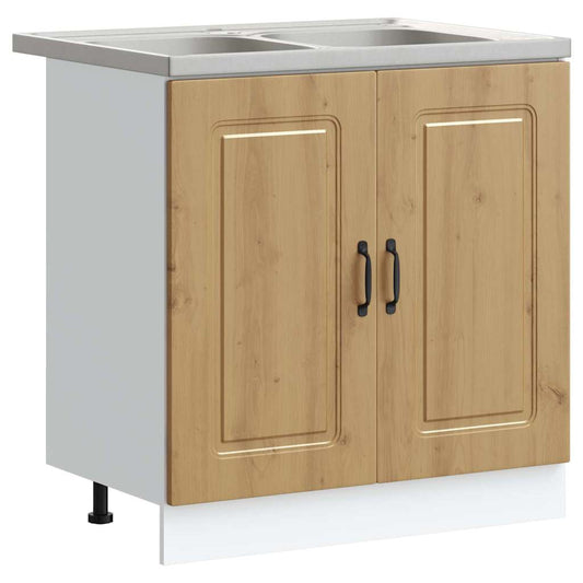 Kjøkkenskap Kalmar Artisan Eik 80 x 46 x 81,5 cm Konstruert tre
