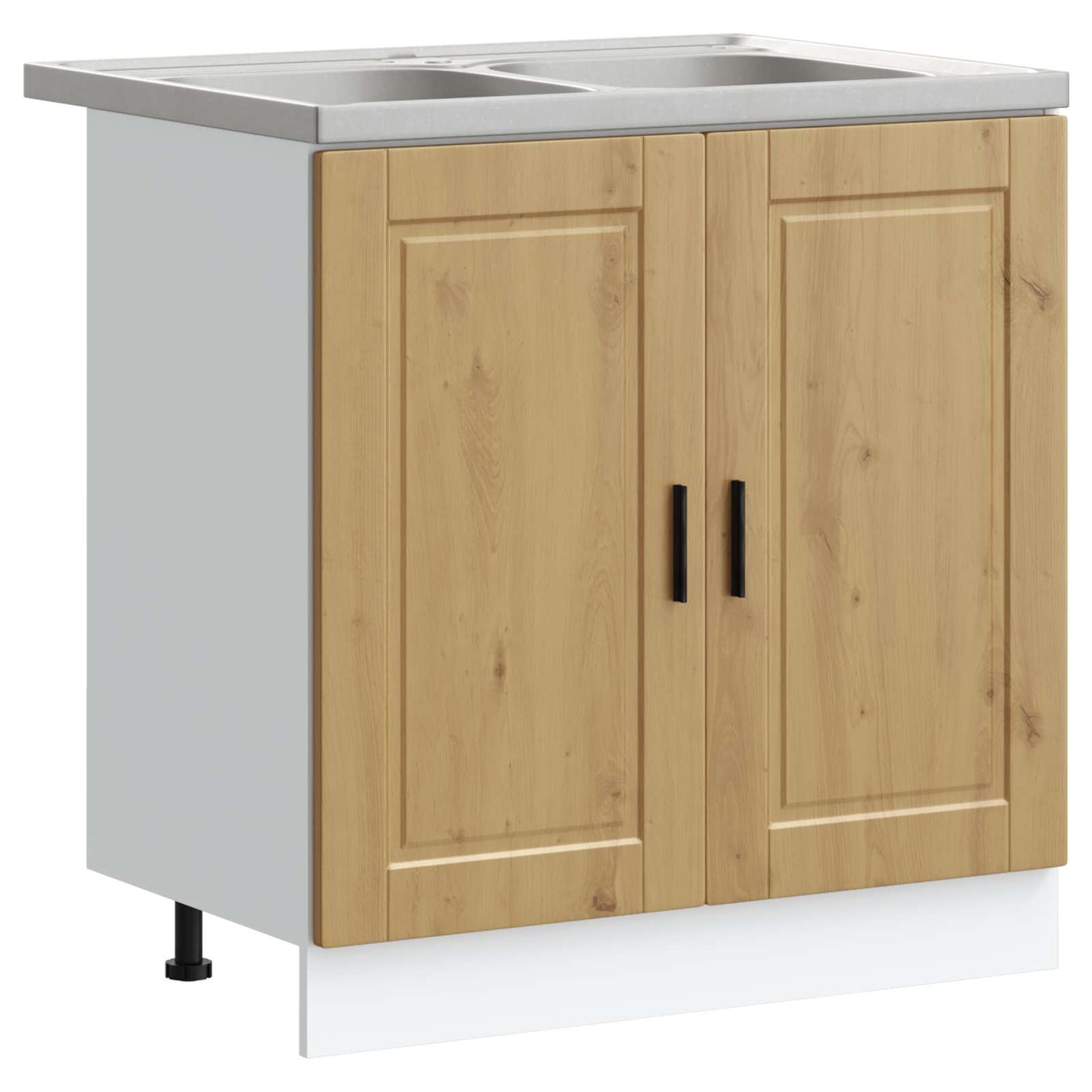 Vaskeskap Porto 2 stk. Brun 80 x 46 x 81,5 cm Konstruert tre