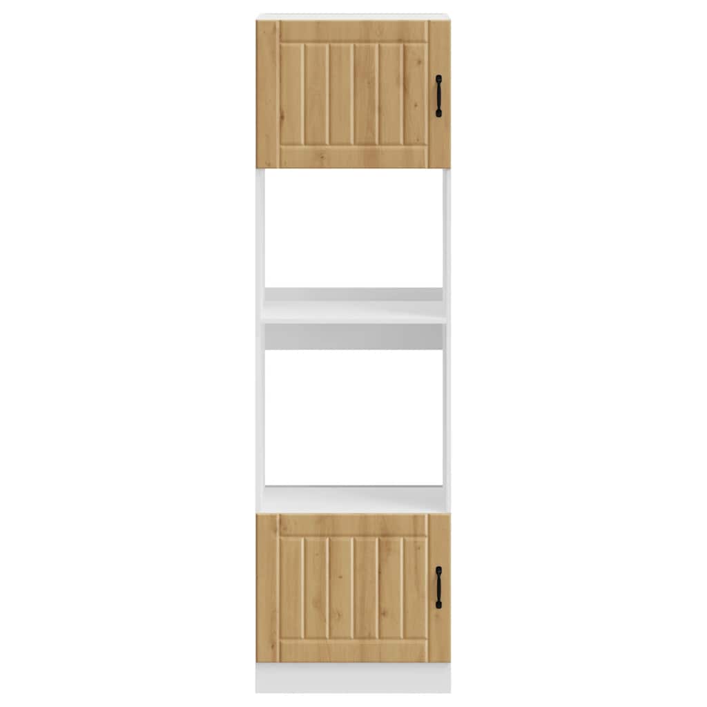 Ovnskap 2 stk Lucca artisan eik konstruert tre