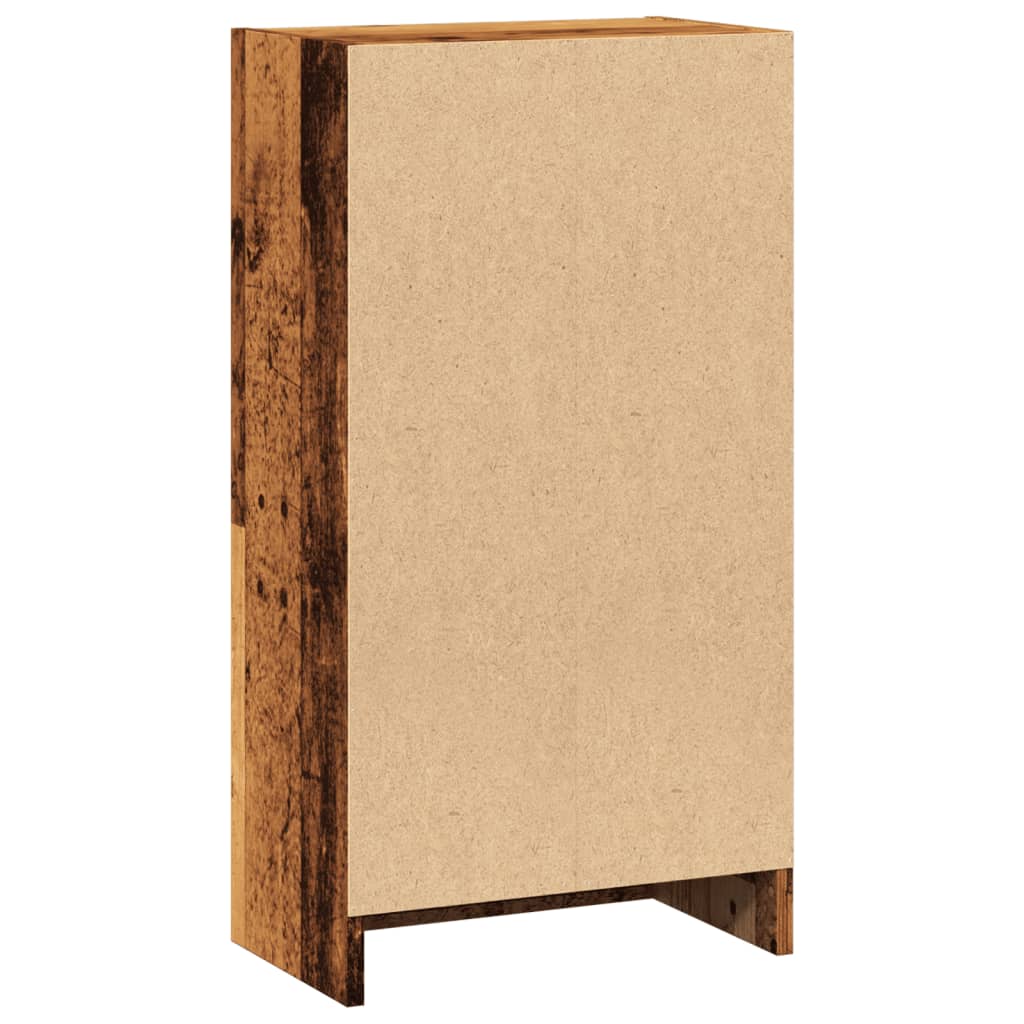 Bokhylle gammelt tre 40x24x76 cm konstruert tre