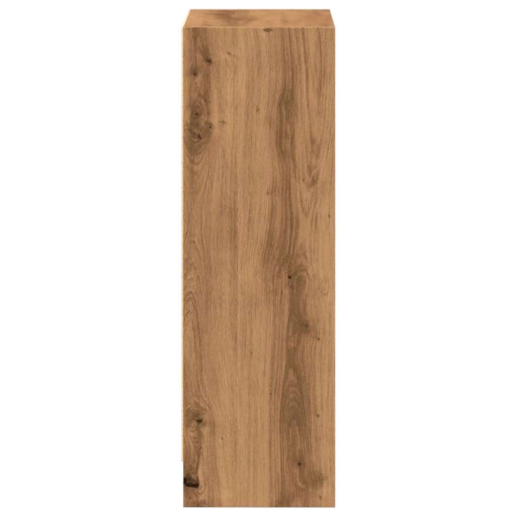 Bokhylle artisan eik 40x24x76 cm konstruert tre