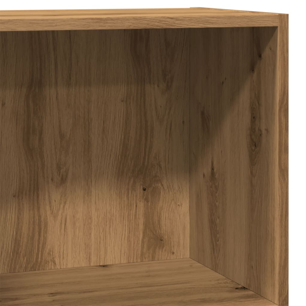 Bokhylle artisan eik 40x24x76 cm konstruert tre